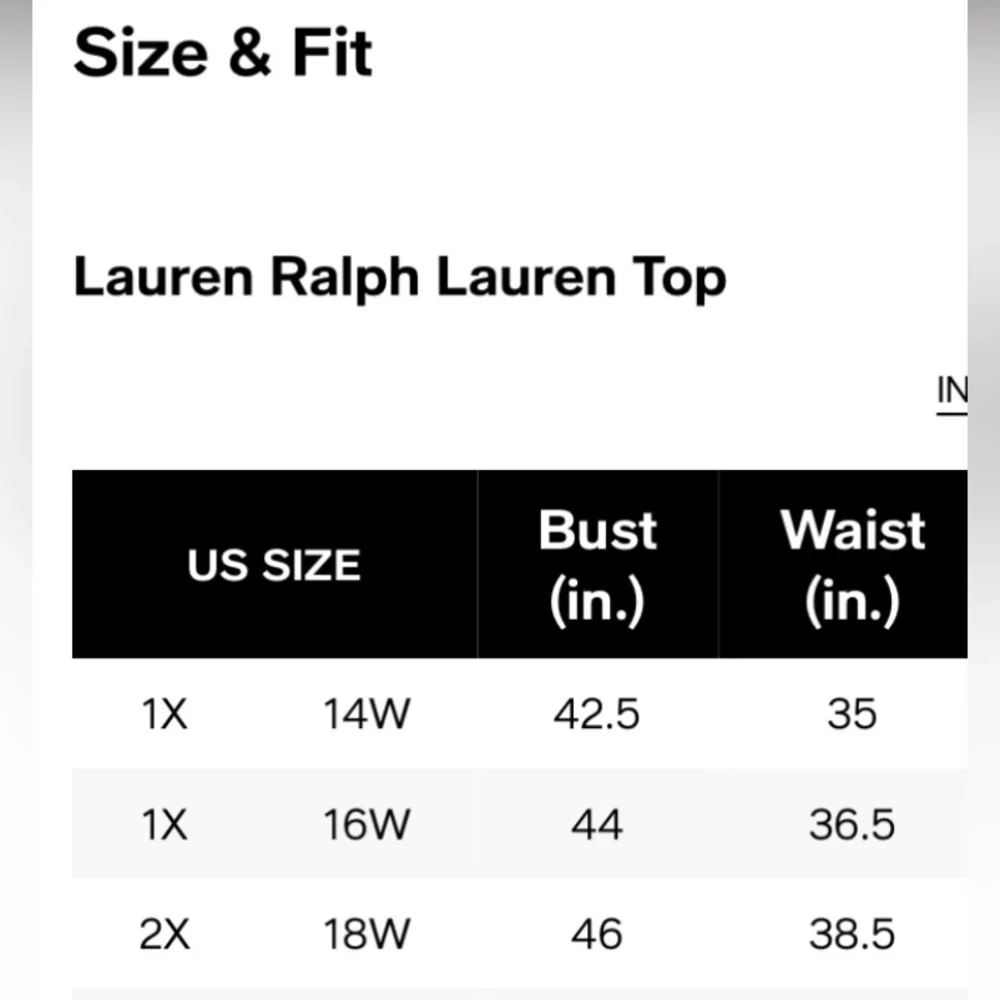 Lauren Ralph Lauren Plus Size Womens Top
Size 1X - Picture 9 of 9